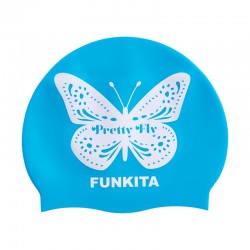 Czepek Pływacki Silikonowy Funkita Pretty Fly Blue