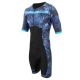 Strój Triathlonowy Zone3 Activate+ Full Zip Short Sleeve Tropical Palm Męski